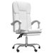 Fauteuil inclinable de bureau Blanc Similicuir - Photo n°2