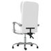 Fauteuil inclinable de bureau Blanc Similicuir - Photo n°5