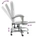 Fauteuil inclinable de bureau Blanc Similicuir - Photo n°8