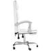 Fauteuil inclinable de bureau Blanc Similicuir - Photo n°4