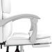 Fauteuil inclinable de bureau Blanc Similicuir - Photo n°9