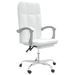 Fauteuil inclinable de bureau Blanc Similicuir - Photo n°2