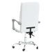 Fauteuil inclinable de bureau Blanc Similicuir - Photo n°5