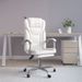 Fauteuil inclinable de bureau Blanc Similicuir - Photo n°1