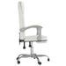 Fauteuil inclinable de bureau Blanc Similicuir - Photo n°4