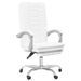 Fauteuil inclinable de bureau Blanc Similicuir - Photo n°2