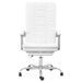 Fauteuil inclinable de bureau Blanc Similicuir - Photo n°3