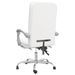 Fauteuil inclinable de bureau Blanc Similicuir - Photo n°5