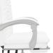 Fauteuil inclinable de bureau Blanc Similicuir - Photo n°9