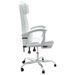 Fauteuil inclinable de bureau Blanc Similicuir - Photo n°4