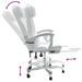 Fauteuil inclinable de bureau Blanc Similicuir - Photo n°8