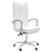 Fauteuil inclinable de bureau Blanc Similicuir - Photo n°2