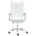 Fauteuil inclinable de bureau Blanc Similicuir - Photo n°3