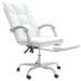 Fauteuil inclinable de bureau Blanc Similicuir - Photo n°6