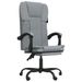 Fauteuil inclinable de bureau Gris clair Tissu - Photo n°2