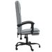 Fauteuil inclinable de bureau Gris clair Tissu - Photo n°4