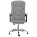 Fauteuil inclinable de bureau Gris clair Tissu - Photo n°3