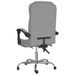 Fauteuil inclinable de bureau Gris clair Tissu - Photo n°5