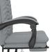 Fauteuil inclinable de bureau Gris clair Tissu - Photo n°9