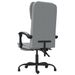 Fauteuil inclinable de bureau gris clair tissu - Photo n°5