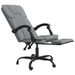 Fauteuil inclinable de bureau gris clair tissu - Photo n°6