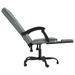 Fauteuil inclinable de bureau gris clair tissu - Photo n°7