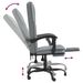 Fauteuil inclinable de bureau gris clair tissu - Photo n°8