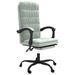 Fauteuil inclinable de bureau Gris clair Velours - Photo n°2