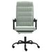 Fauteuil inclinable de bureau Gris clair Velours - Photo n°3