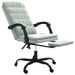 Fauteuil inclinable de bureau Gris clair Velours - Photo n°6