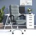 Fauteuil inclinable de bureau Gris foncé Tissu - Photo n°1