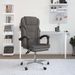 Fauteuil inclinable de bureau Gris foncé Tissu - Photo n°1