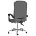 Fauteuil inclinable de bureau Gris foncé Tissu - Photo n°5