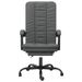 Fauteuil inclinable de bureau Gris foncé Tissu - Photo n°3