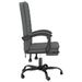 Fauteuil inclinable de bureau Gris foncé Tissu - Photo n°4