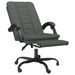 Fauteuil inclinable de bureau Gris foncé Tissu - Photo n°6