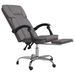 Fauteuil inclinable de bureau Gris Similicuir - Photo n°6