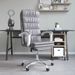 Fauteuil inclinable de bureau Gris Similicuir - Photo n°1