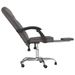 Fauteuil inclinable de bureau Gris Similicuir - Photo n°7