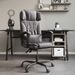 Fauteuil inclinable de bureau Gris Similicuir - Photo n°1