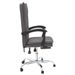 Fauteuil inclinable de bureau Gris Similicuir - Photo n°4