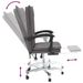 Fauteuil inclinable de bureau Gris Similicuir - Photo n°8