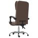 Fauteuil inclinable de bureau Marron Similicuir - Photo n°5