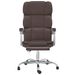 Fauteuil inclinable de bureau Marron Similicuir - Photo n°3