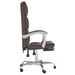 Fauteuil inclinable de bureau Marron Similicuir - Photo n°4