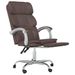 Fauteuil inclinable de bureau Marron Similicuir - Photo n°6