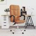 Fauteuil inclinable de bureau Marron Similicuir - Photo n°1