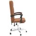 Fauteuil inclinable de bureau Marron Similicuir - Photo n°4