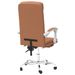 Fauteuil inclinable de bureau Marron Similicuir - Photo n°5