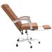 Fauteuil inclinable de bureau Marron Similicuir - Photo n°7